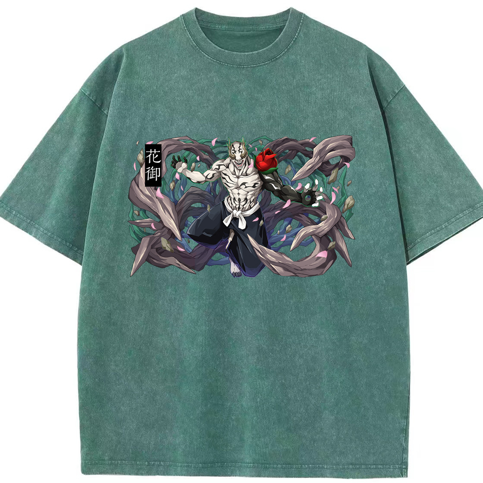 （画像用） 呪術廻戦 Jujutsu Kaisen 綿100% ヴィンテージ風 半袖Tシャツ（フロントプリント）